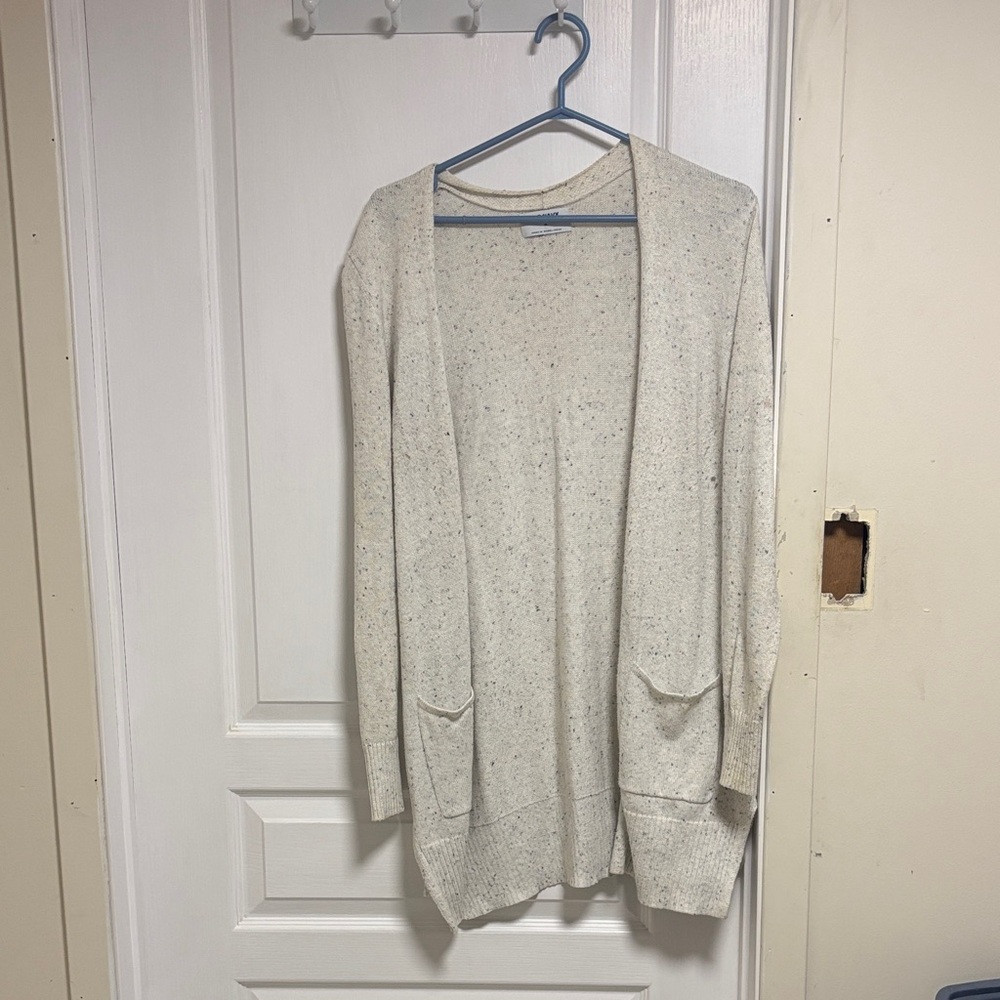 Women's Cream Cardigan Sweater